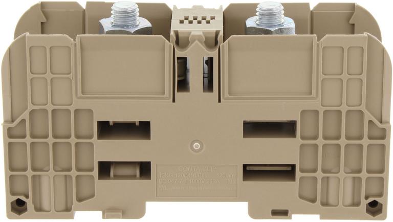 Borne de raccordement - HSKG 269A - 120 mm² - 226 x 42 x 80 mm｜Contaclip