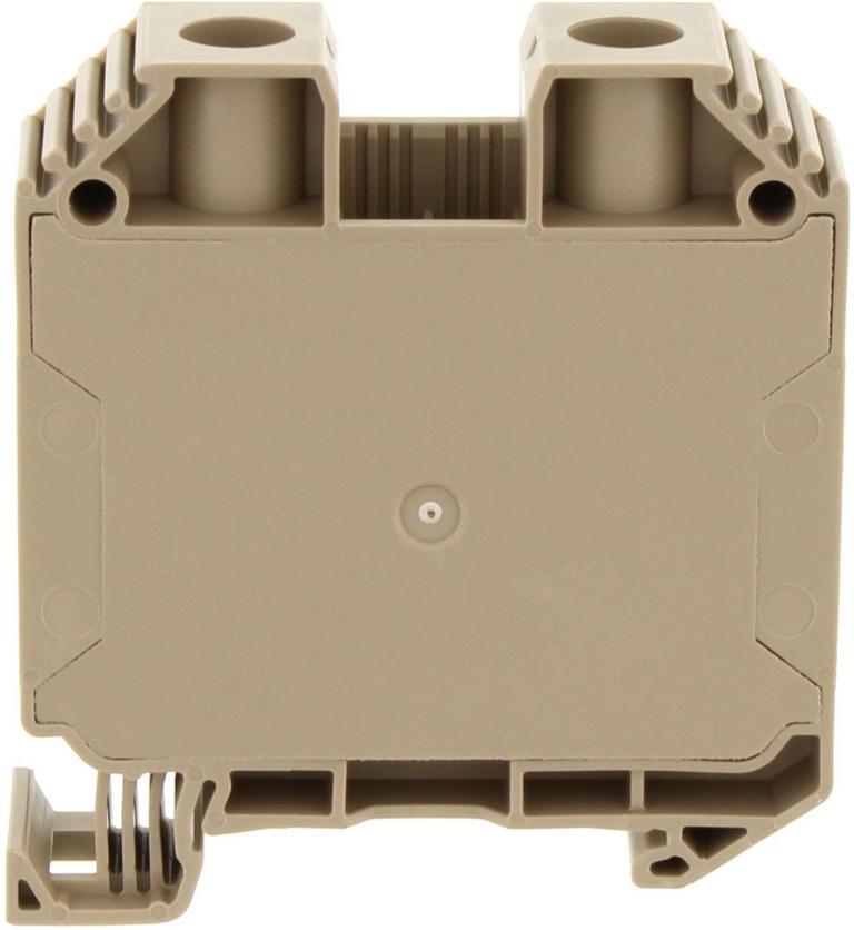 Borne de raccordement vissée - 35 mm² - Beige｜Contaclip