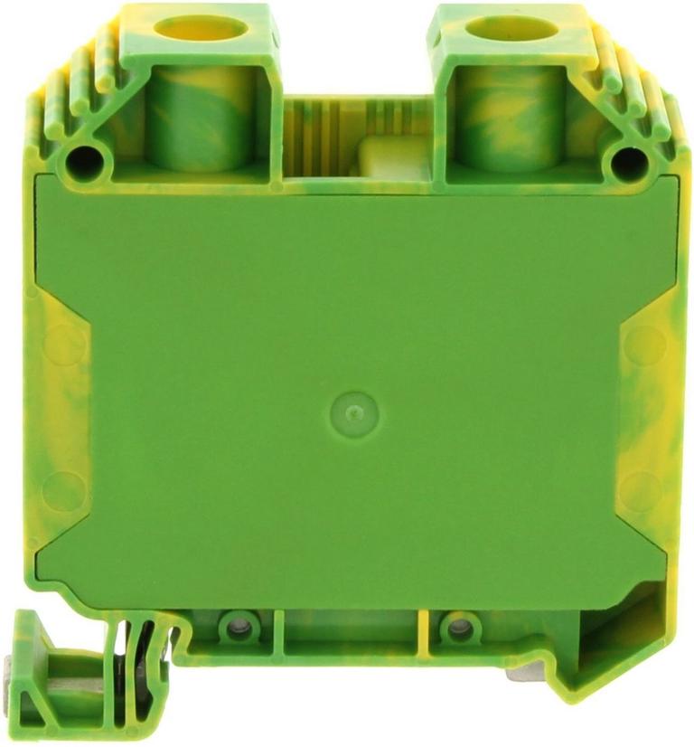Borne de raccordement vissée - 35 mm² - Vert-Jaune｜Contaclip