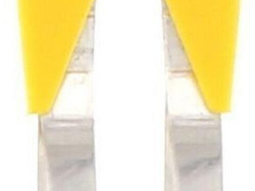 Connecteur transversal isolé jaune - 2 pôles - 4 mm² pour borne à vis｜Contaclip