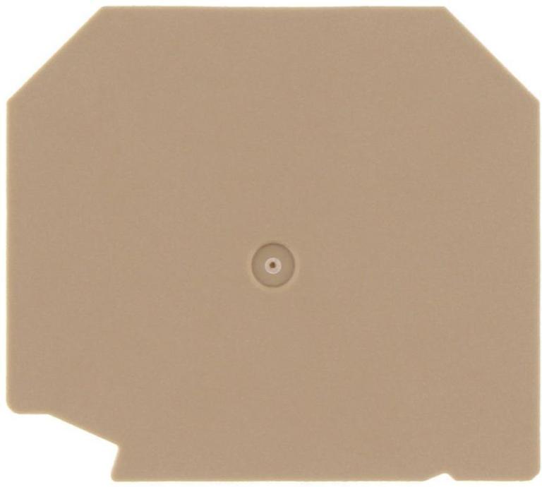 Flasque pour borne de raccordement vissée 16 mm² - Beige｜Contaclip