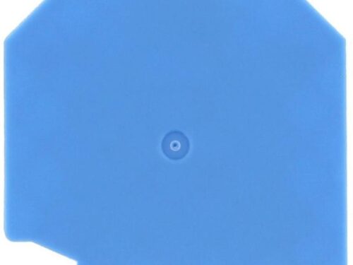 Flasque pour borne de raccordement vissée 16 mm² - Bleu｜Contaclip
