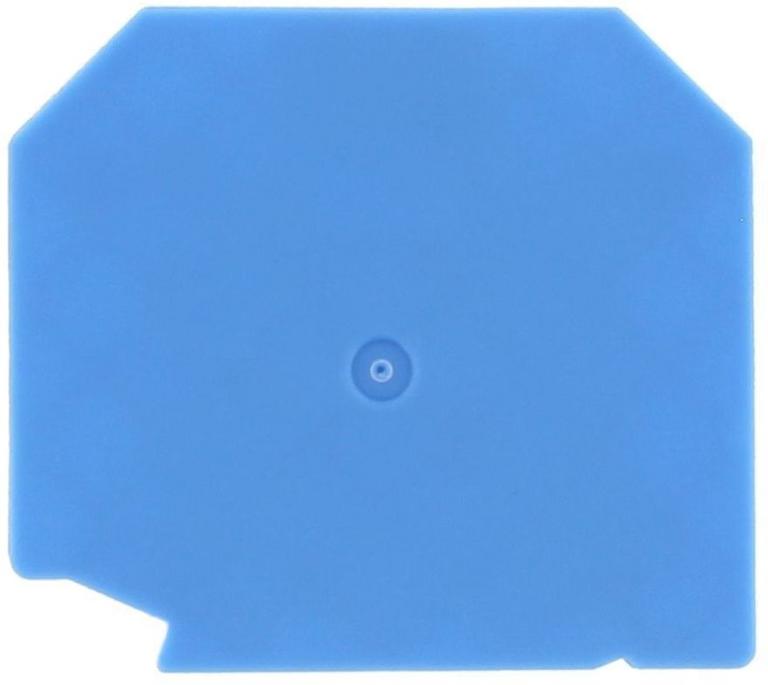 Flasque pour borne de raccordement vissée 16 mm² - Bleu｜Contaclip