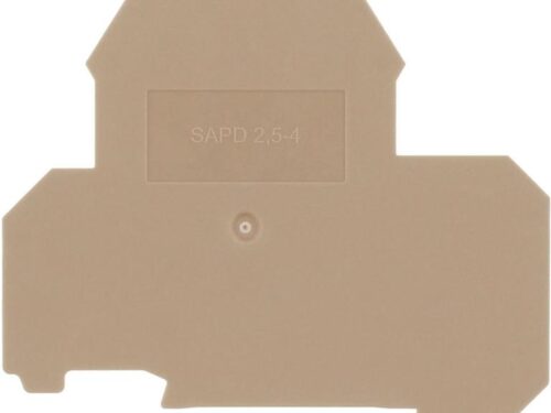 Flasque pour borne de raccordement vissée - 2 étages - Beige｜Contaclip
