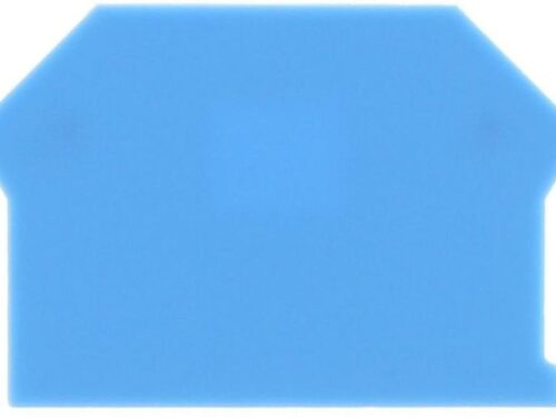 Flasque pour borne de raccordement vissée - Bleu｜Contaclip