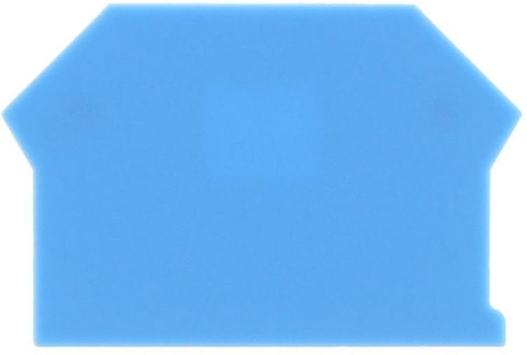 Flasque pour borne de raccordement vissée - Bleu｜Contaclip