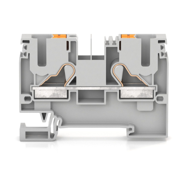 Bornes de raccordement push in - Section 10 mm2 (2pts) - Gris