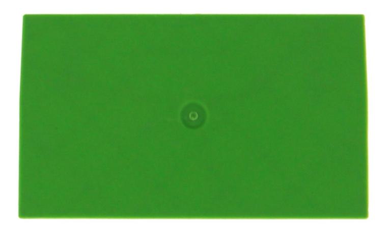 Flasque - Pour borne de raccordement push-in 2.5 - 4 mm² - Vert｜Contaclip