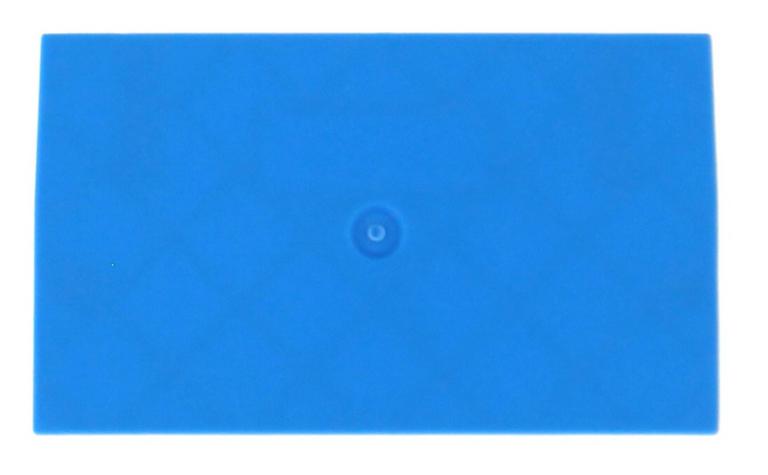 Flasque - Pour borne de raccordement push-in 2.5 - 4 mm² - Bleu｜Contaclip