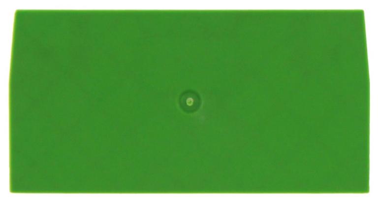 Flasque - Pour borne de raccordement push-in 4 - 6 mm² - Vert｜Contaclip