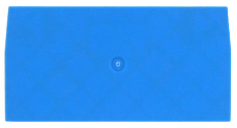 Flasque - Pour borne de raccordement push-in 4 - 6 mm² - Bleu｜Contaclip