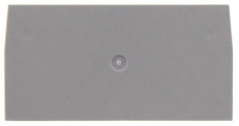 Flasque - Pour borne de raccordement push-in 4 - 6 mm² - Gris｜Contaclip