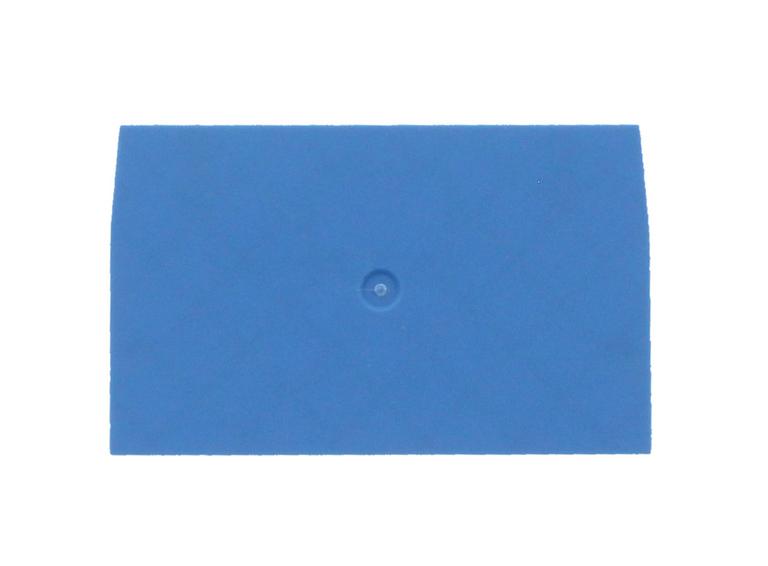 Flasque - Pour borne de raccordement push-in 6 - 10 mm² - Bleu｜Contaclip