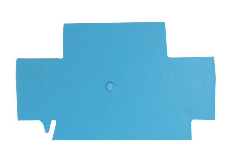 Flasque - Pour borne de raccordement push-in 2 étages - 2.5 à 4 mm² - Bleu｜Contaclip