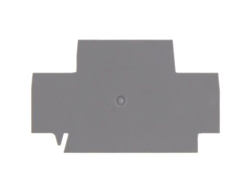 Flasque - Pour borne de raccordement push-in 2 étages - 2.5 à 4 mm² - Gris｜Contaclip