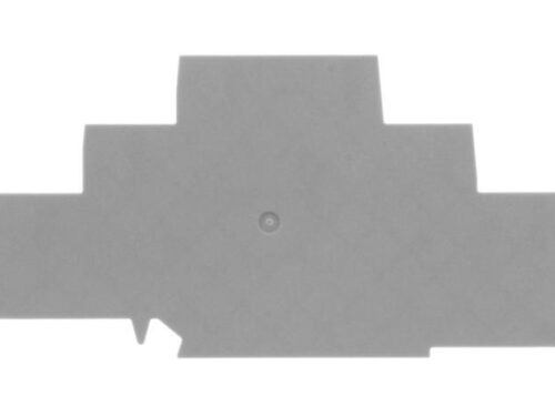 Flasque - Pour borne de raccordement push-in 3 étages - 2.5 à 4 mm² - Gris｜Contaclip