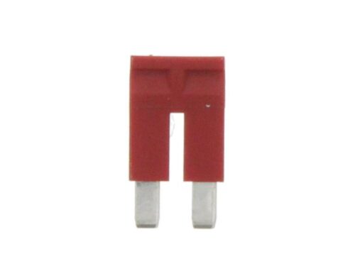 Connecteur transversal isolé rouge - 2 pôles - 6 mm² pour borne Push-in｜Contaclip
