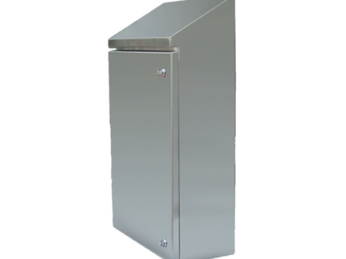 Coffret inox à toit incliné - Série CHD - 250 x 300 x 210mm