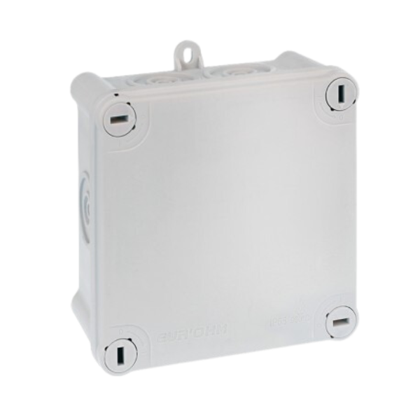 Boîtes de dérivation étanches - 105 x 105 x 55mm - 7 entrées (x 25)｜Eurhom