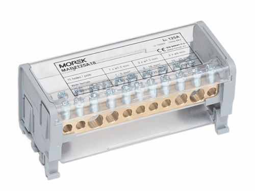 Répartiteur multipolaire - Moblock 2P 125A-11｜Morek