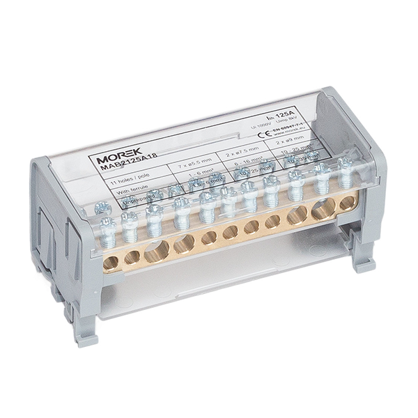 Répartiteur multipolaire - Moblock 2P 125A-11｜Morek