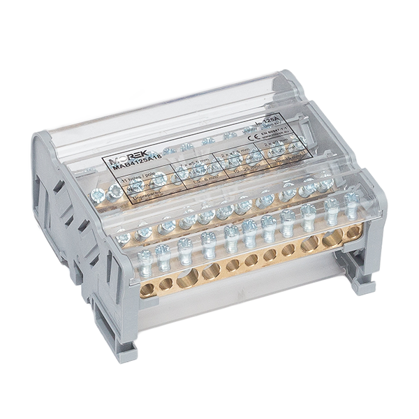 Répartiteur multipolaire - Moblock 4P 125A-11｜Morek