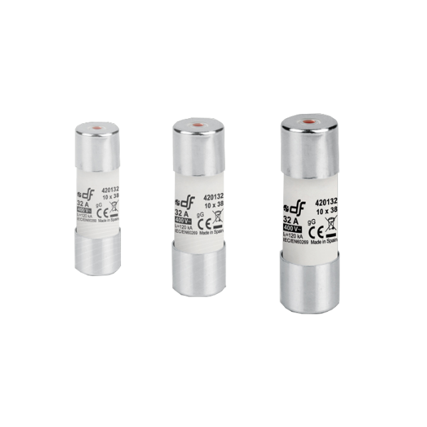 Fusible 10 x 38mm type GG - 0.5A - 500V