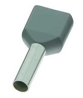 Embout de câblage double 2.5mm - fut 10mm