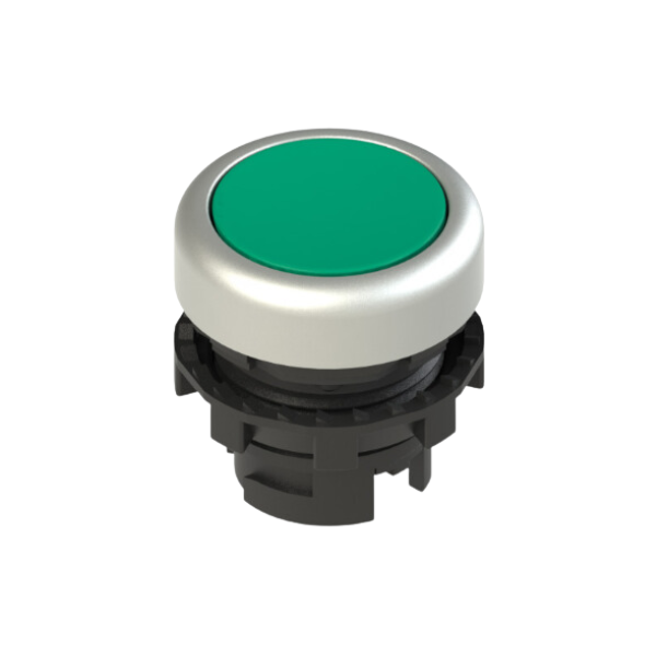 Bouton-poussoir lumineux affleurant. vert - Pizzato
