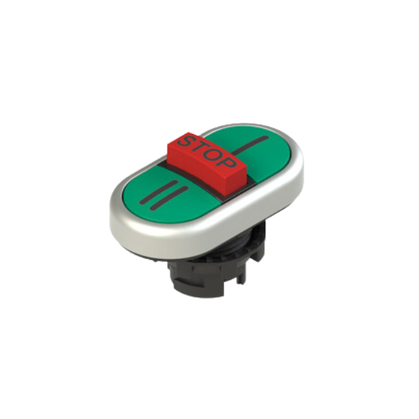 Bouton poussoir triple avec marquage - Pizzato