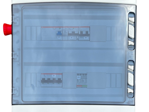Coffret AC 36kW 1 onduleur - Report MX et arrêt d'urgence