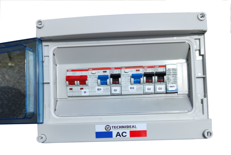 Coffret AC 6kW pour 2 onds centralisés｜TECHNIDEAL