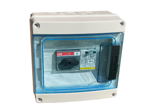 Coffret DC 600VDC 3kW avec parafoudre pour onduleurs centralisés