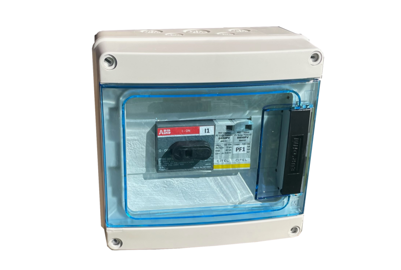 Coffret DC 600VDC 3kW avec parafoudre pour onduleurs centralisés