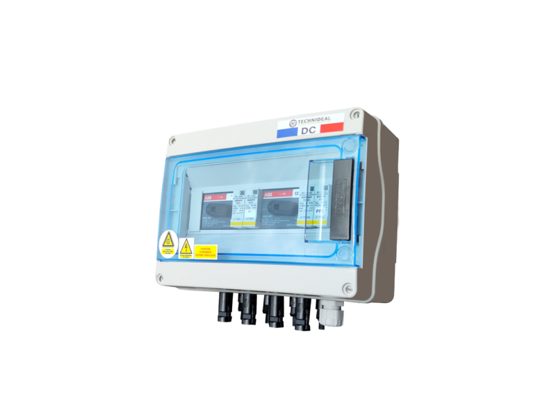 Coffret DC 3kW 600VDC avec 2 parafoudres pour onduleurs centralisés