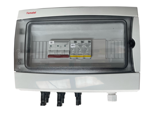 Coffret DC 9kW 1000VDC avec parafoudre pour onduleurs centralisés
