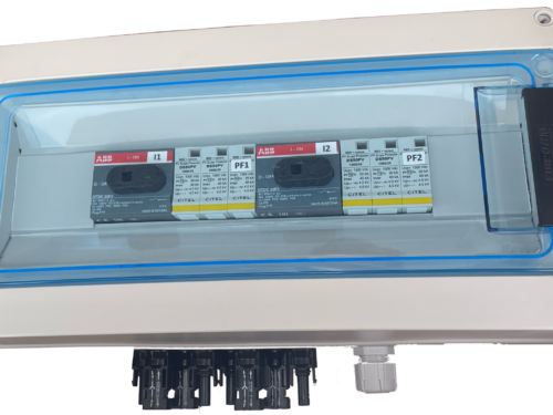 Coffret DC 9kW 2T 1000VDC avec parafoudre pour onduleurs centralisés