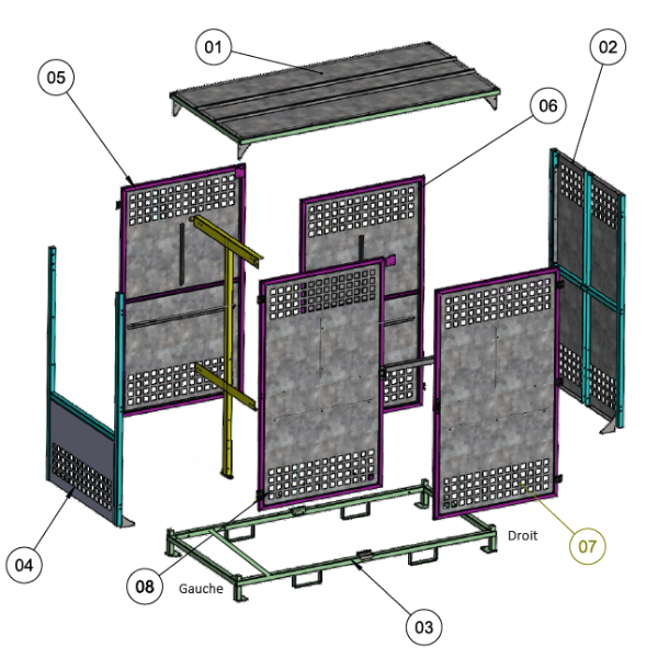 Shelter photovoltaïque C03｜TECHNIDEAL