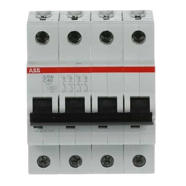 Disjoncteur S204L - Courbe C 4P 40A｜ABB
