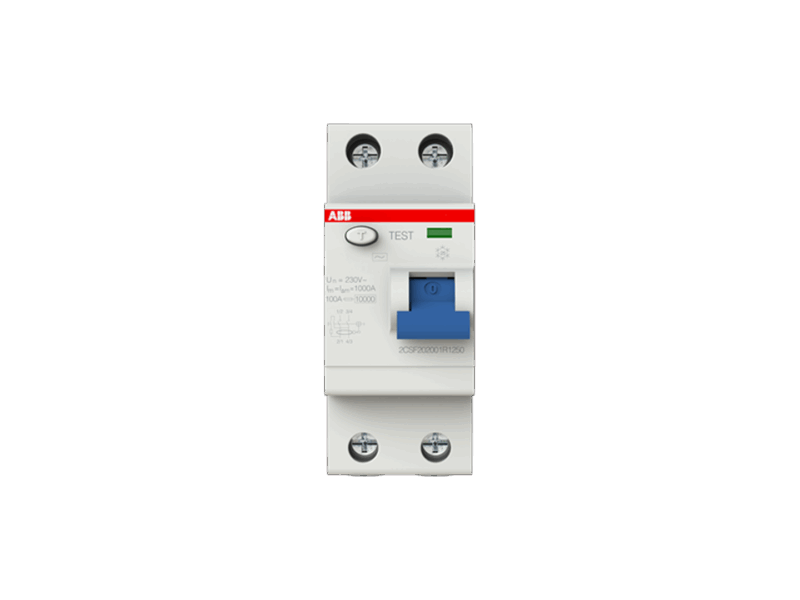 Interrupteur différentiel F202 type A 30mA - 2P - 40A｜ABB