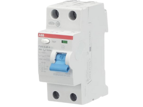 Interrupteur différentiel F202 - 2P 25A 30MA Immunisé｜ABB