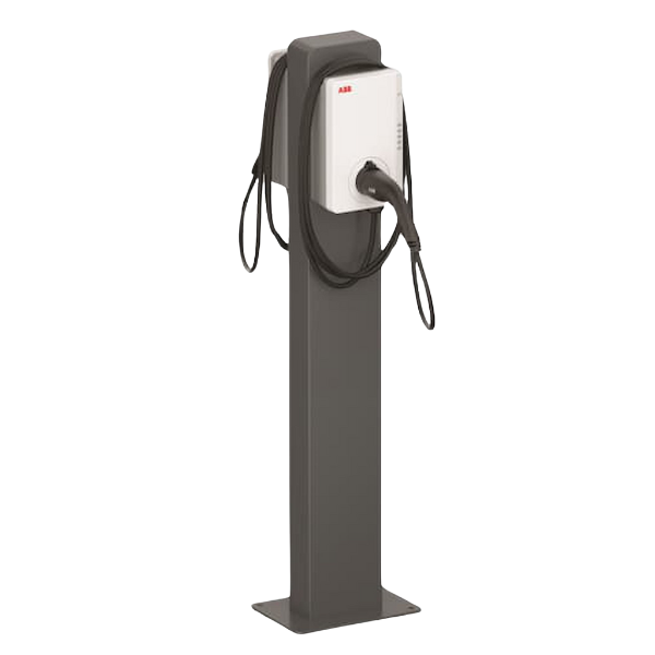 Pied pour installation au sol - Double pour 2 chargeurs dos à dos TERRA AC｜ABB