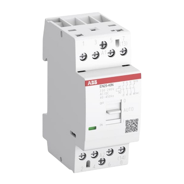 Contacteur modulaire jour/nuit - EBSN 24A - 3NO - 230VAC｜ABB
