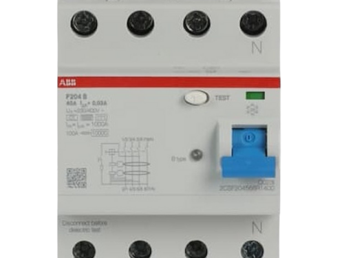 Interrupteur différentiel F204 - 4P 40A 30MA Immunisé｜ABB