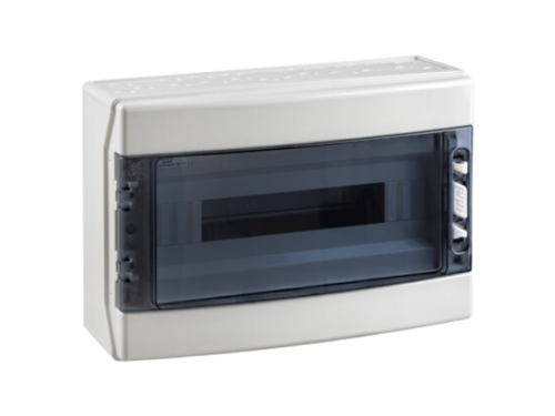 Coffret étanche IP65 - IK08 - 1 rangée 18 modules - 286x418x148mm｜IDE