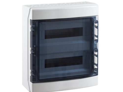 Coffret étanche IP65 - IK08 - 2 rangées 36 modules - 436x418x148mm｜IDE