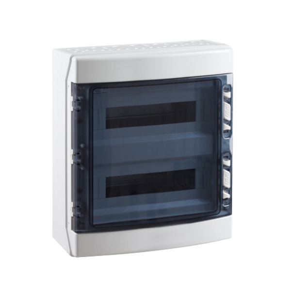 Coffret étanche IP65 - IK08 - 2 rangées 36 modules - 436x418x148mm｜IDE