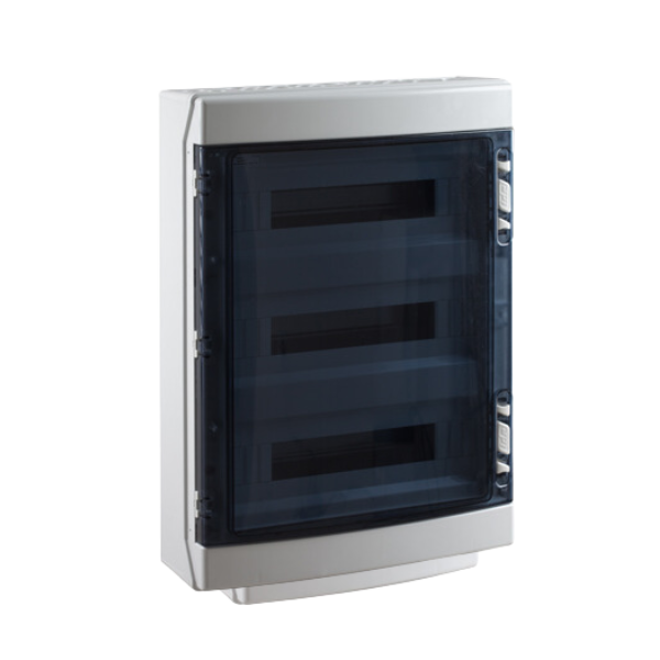 Coffret étanche IP65 - IK08 - 3 rangées 54 modules - 586x418x148mm｜IDE