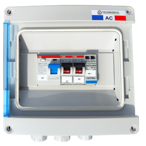 Coffret AC 6kW 1 ond monophasé｜TECHNIDEAL