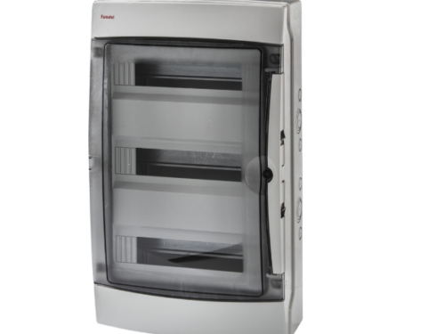 Coffret étanche IP65 - IK08 - 3 rangées 42 modules - 563x326x150mm｜Famatel